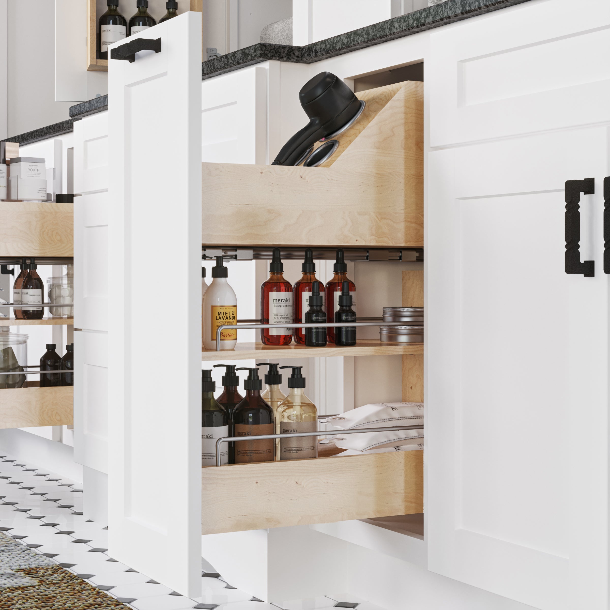 Custom closet organization